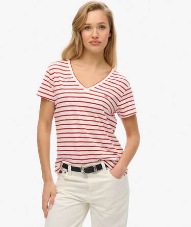 Strukturiertes T-Shirt